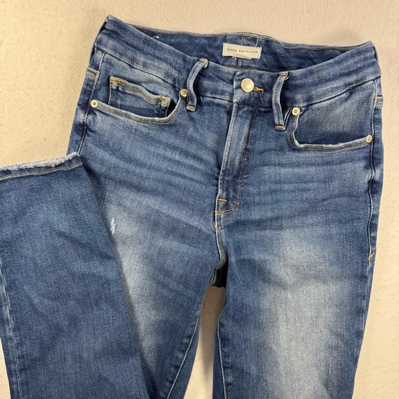 Good American Denim - Good American Women’s 4 Good Legs Straight Jeans Indigo271